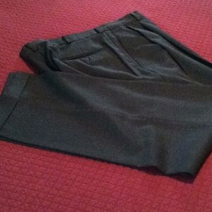 Men’s charcoal dress slacks